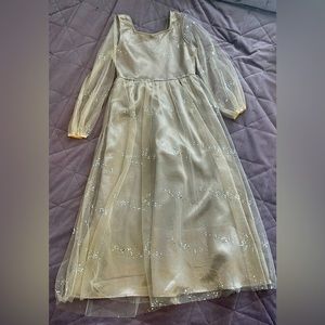 Gold sparkly dress
